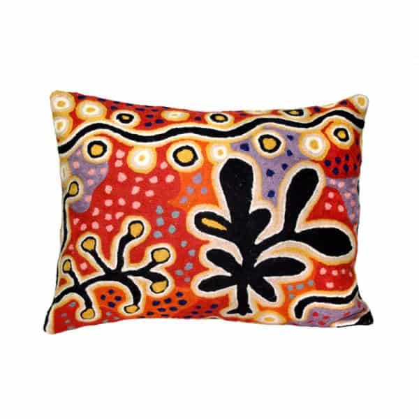 Cushion (filled) by Aboriginal Artist - Paddy Stewart