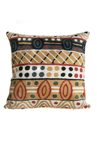 Cushion (filled) by Aboriginal Artist - Josette Papajua