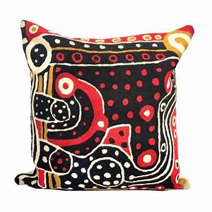 Cushion (filled) by Aboriginal Artist - Nami Kulyuru